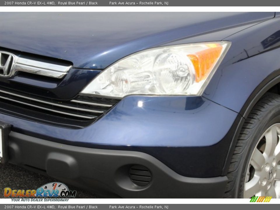 2007 Honda CR-V EX-L 4WD Royal Blue Pearl / Black Photo #30