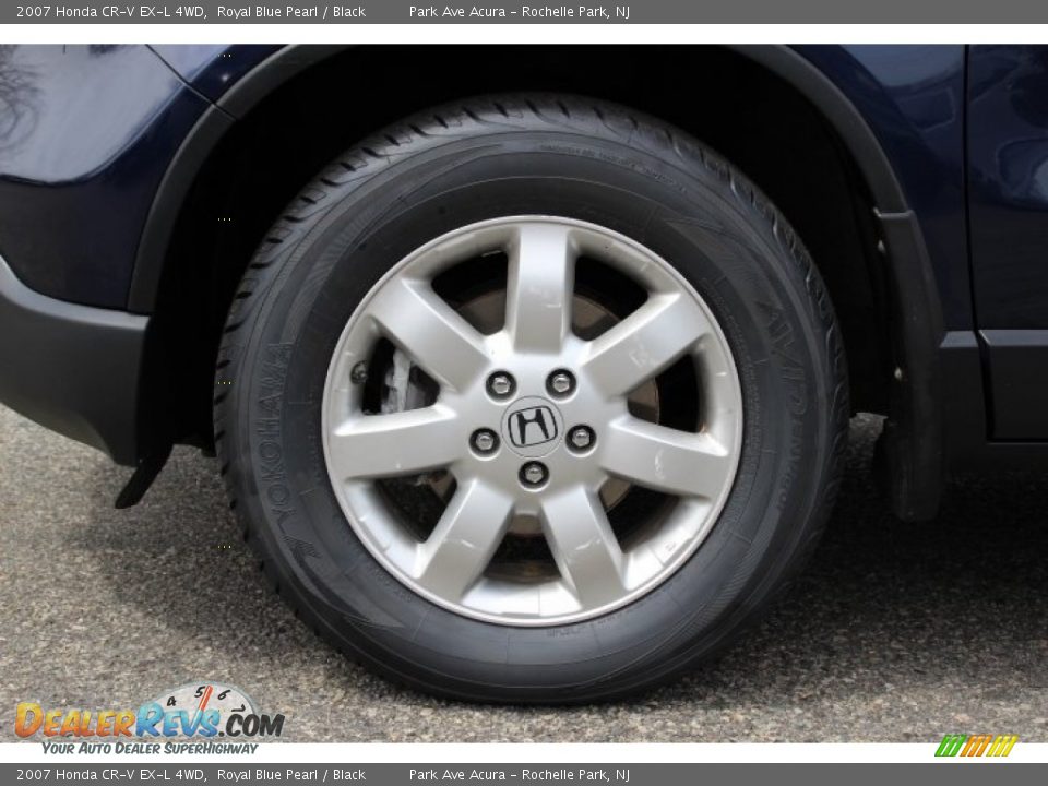 2007 Honda CR-V EX-L 4WD Royal Blue Pearl / Black Photo #31