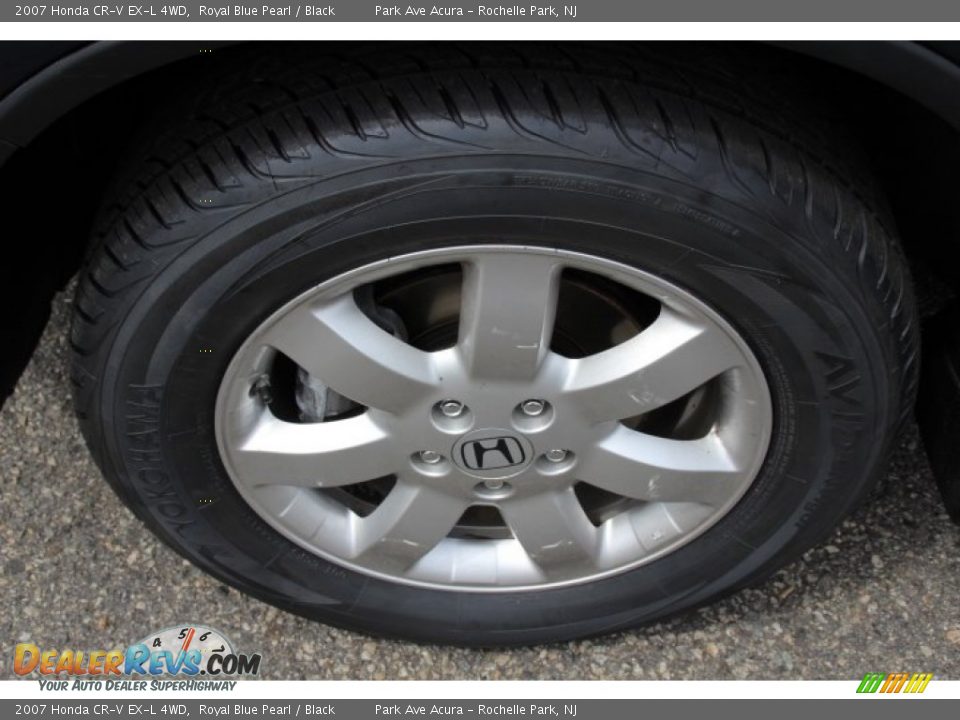 2007 Honda CR-V EX-L 4WD Royal Blue Pearl / Black Photo #32