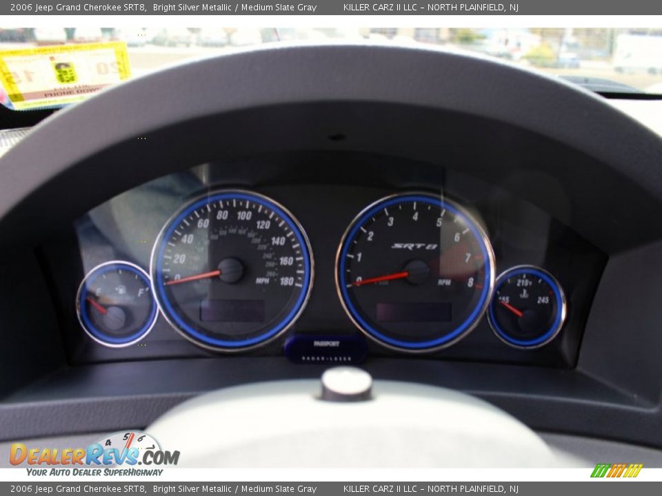 2006 Jeep Grand Cherokee SRT8 Bright Silver Metallic / Medium Slate Gray Photo #34