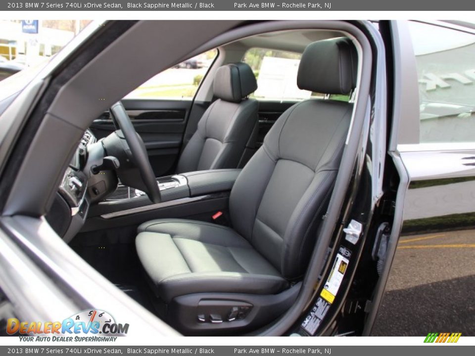 Front Seat of 2013 BMW 7 Series 740Li xDrive Sedan Photo #12