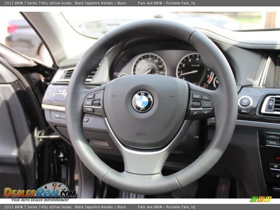 2013 BMW 7 Series 740Li xDrive Sedan Steering Wheel Photo #16