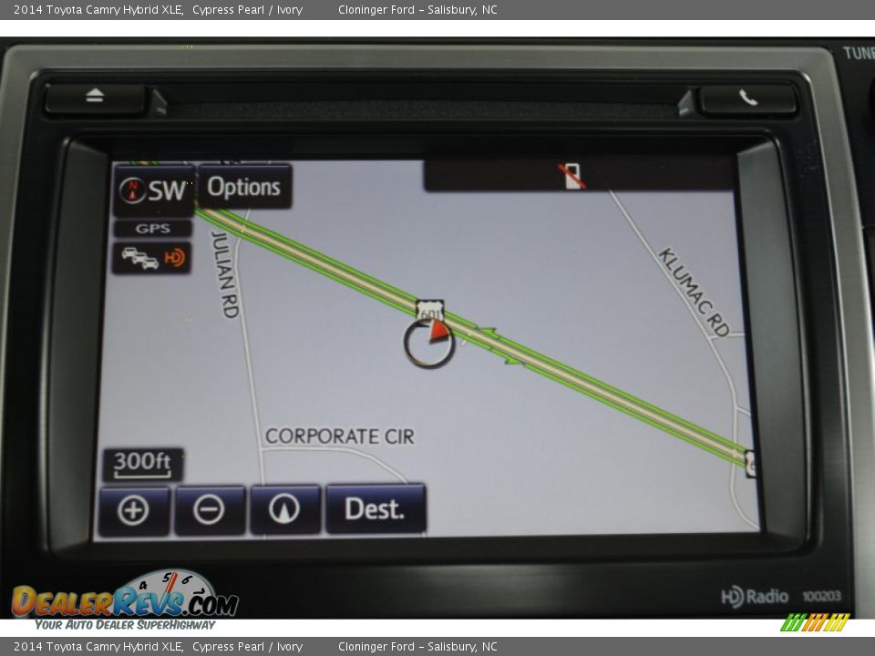 2014 Toyota Camry Hybrid XLE Cypress Pearl / Ivory Photo #14