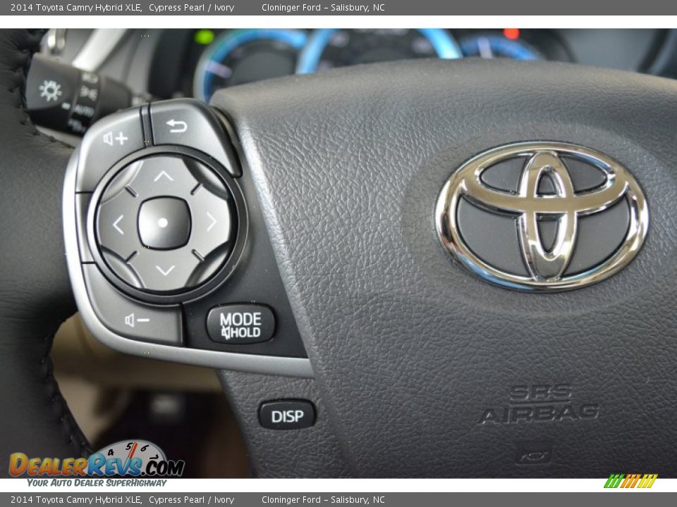 2014 Toyota Camry Hybrid XLE Cypress Pearl / Ivory Photo #22