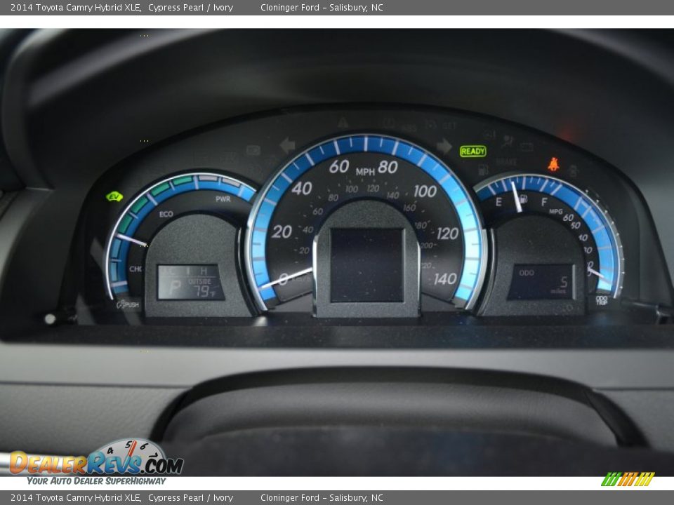 2014 Toyota Camry Hybrid XLE Cypress Pearl / Ivory Photo #24