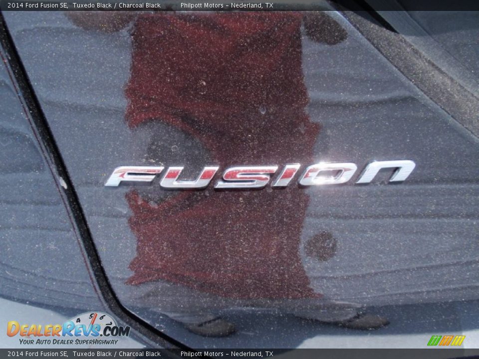 2014 Ford Fusion SE Tuxedo Black / Charcoal Black Photo #14