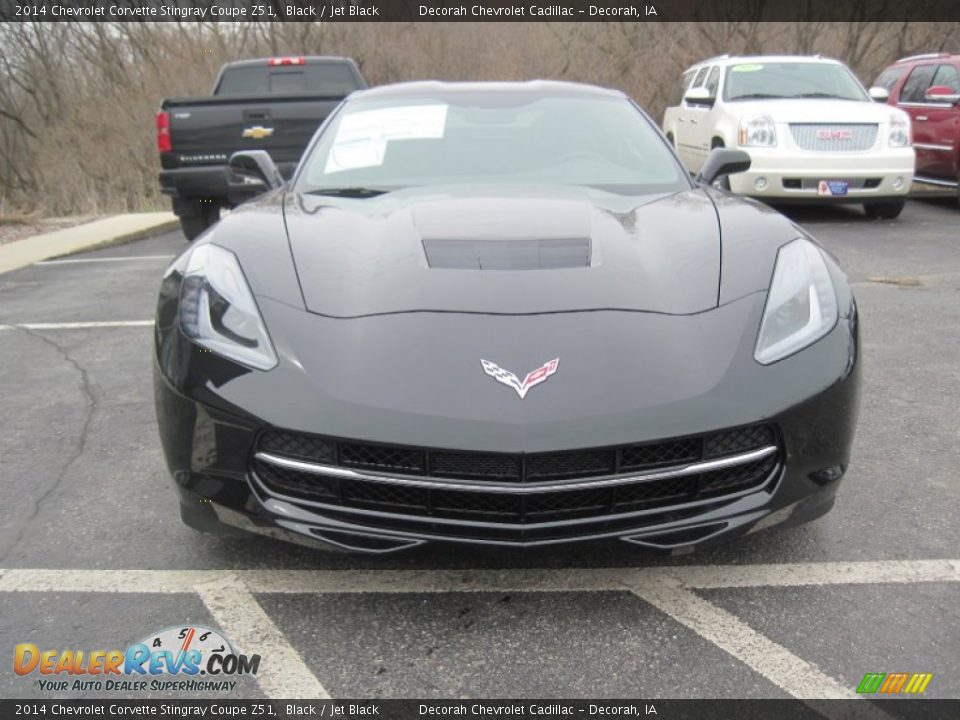 2014 Chevrolet Corvette Stingray Coupe Z51 Black / Jet Black Photo #2