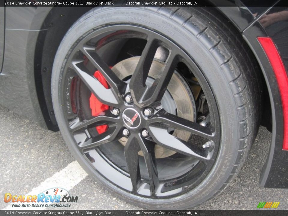 2014 Chevrolet Corvette Stingray Coupe Z51 Black / Jet Black Photo #5