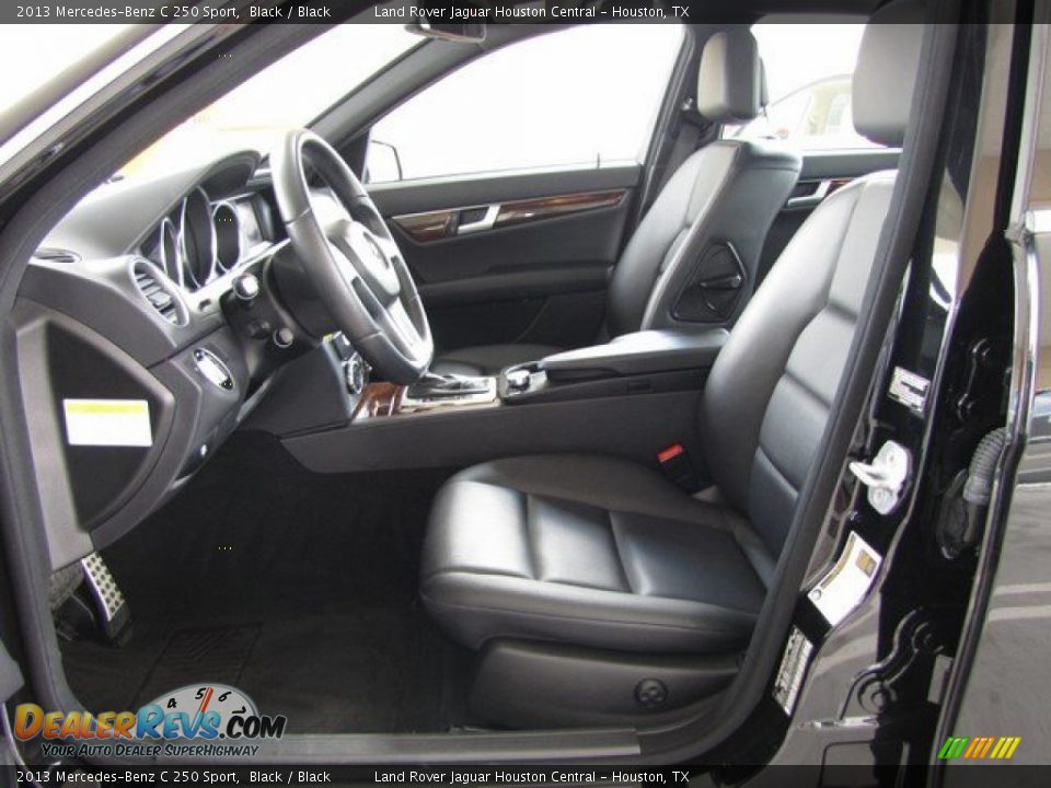 2013 Mercedes-Benz C 250 Sport Black / Black Photo #2