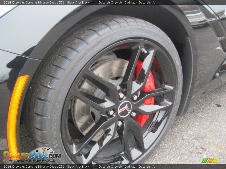 2014 Chevrolet Corvette Stingray Coupe Z51 Black / Jet Black Photo #6