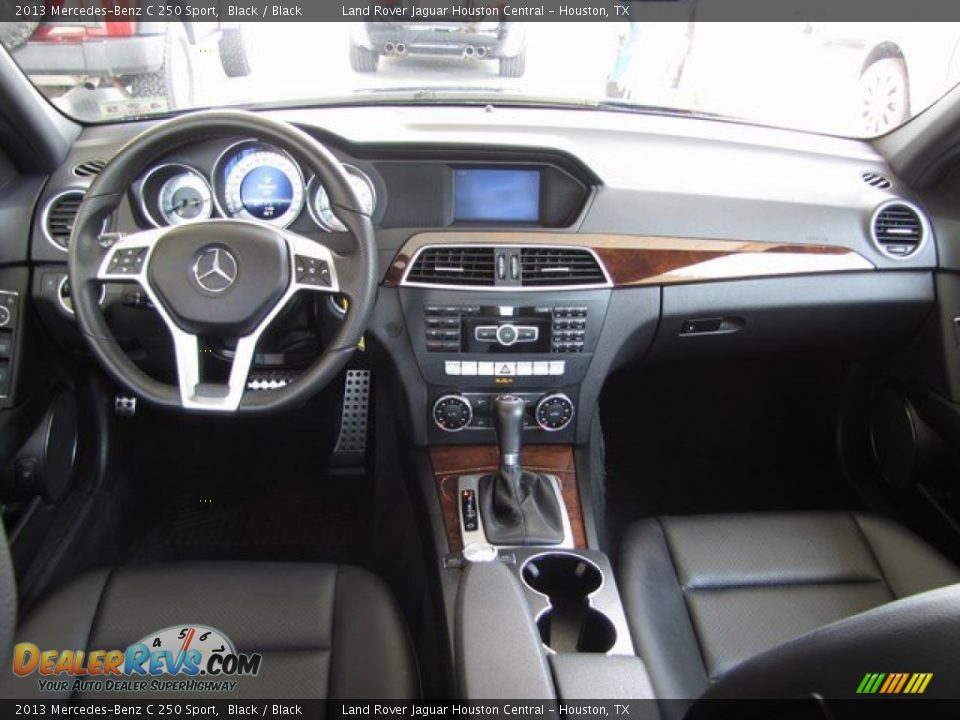 2013 Mercedes-Benz C 250 Sport Black / Black Photo #3