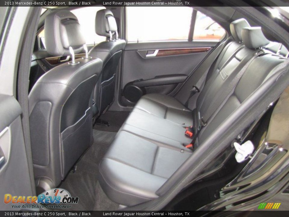 2013 Mercedes-Benz C 250 Sport Black / Black Photo #4