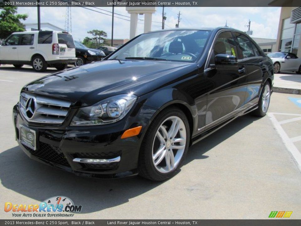 2013 Mercedes-Benz C 250 Sport Black / Black Photo #5