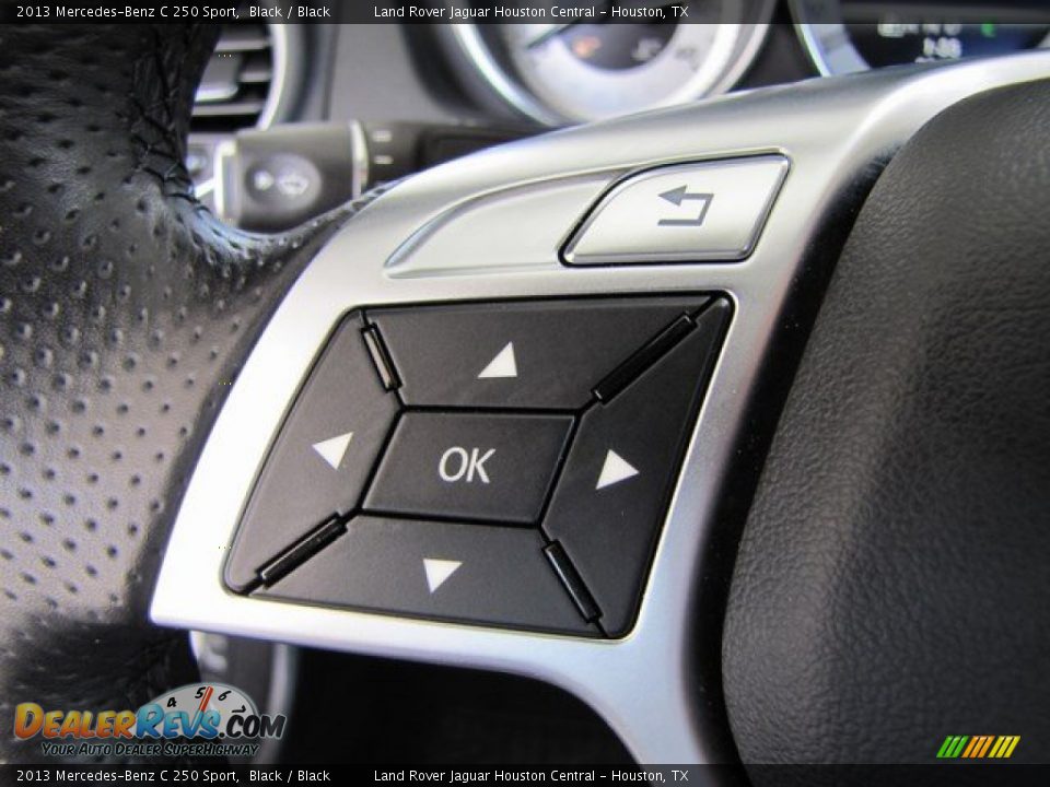 2013 Mercedes-Benz C 250 Sport Black / Black Photo #16