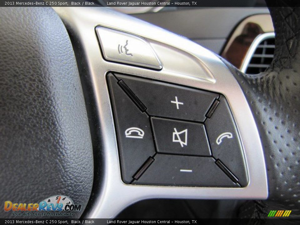 2013 Mercedes-Benz C 250 Sport Black / Black Photo #17