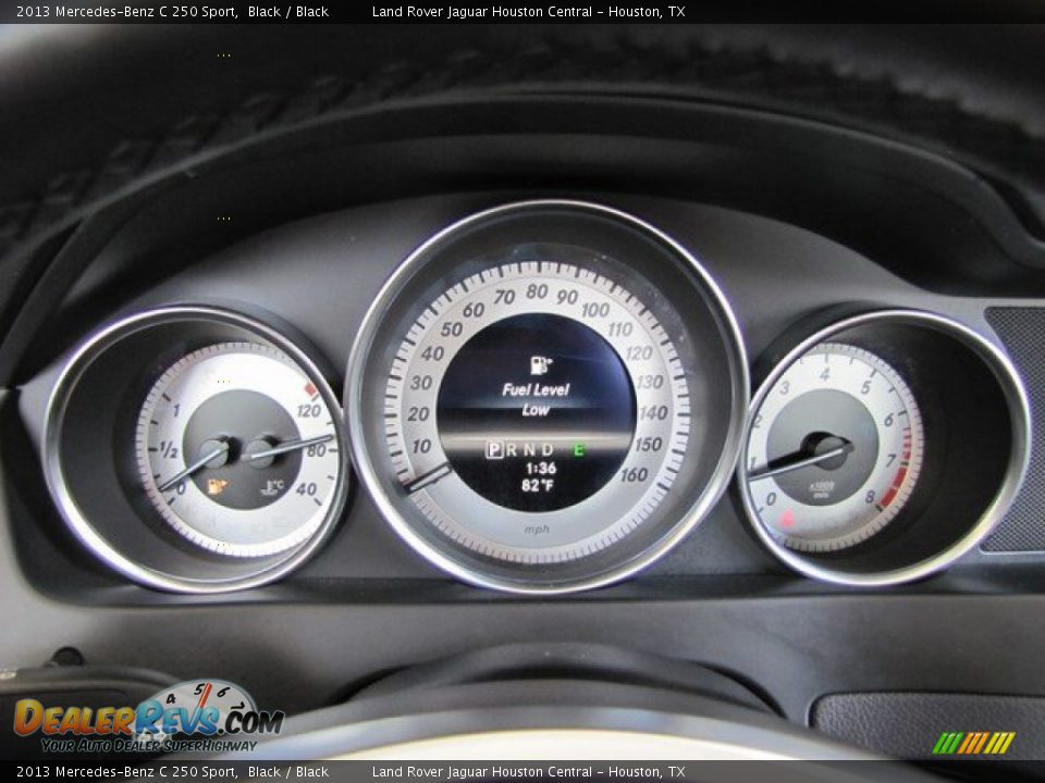2013 Mercedes-Benz C 250 Sport Black / Black Photo #18