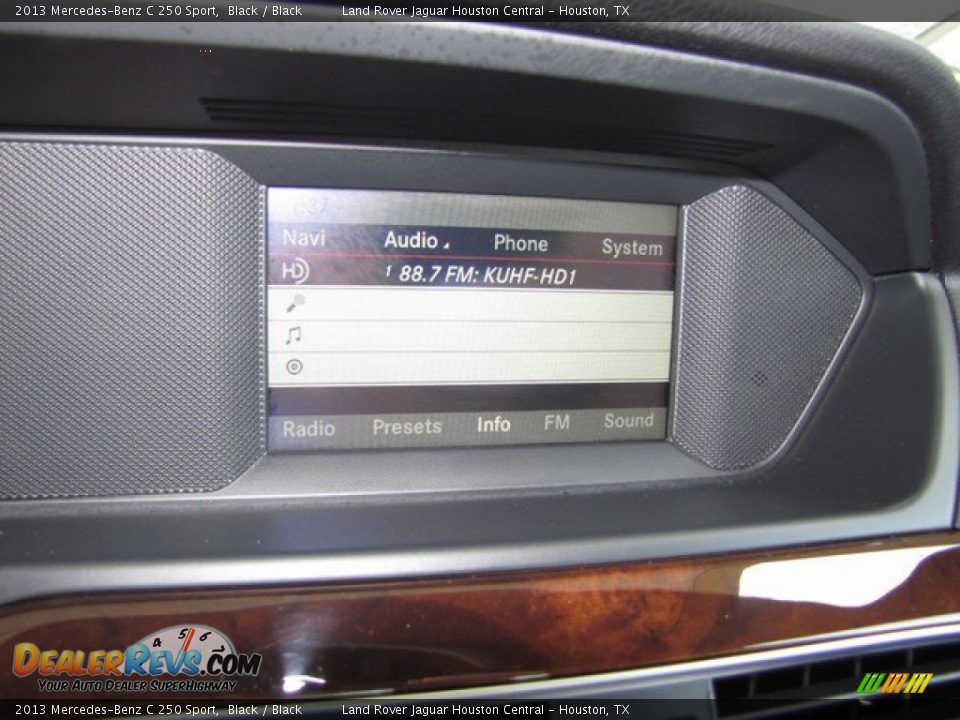 2013 Mercedes-Benz C 250 Sport Black / Black Photo #20