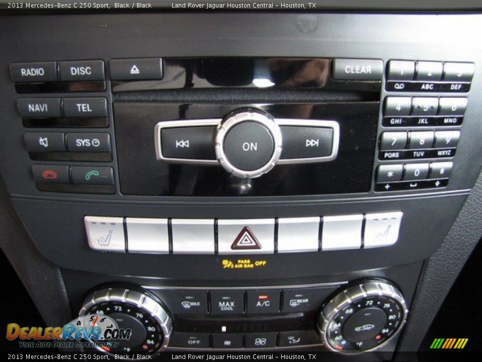 2013 Mercedes-Benz C 250 Sport Black / Black Photo #21