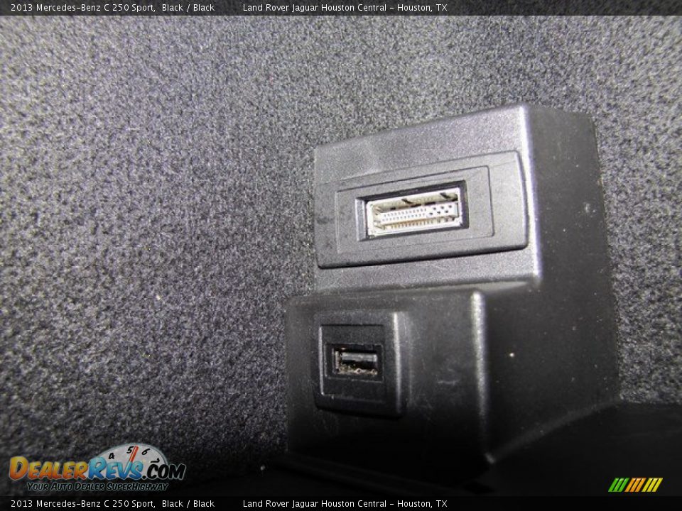 2013 Mercedes-Benz C 250 Sport Black / Black Photo #24