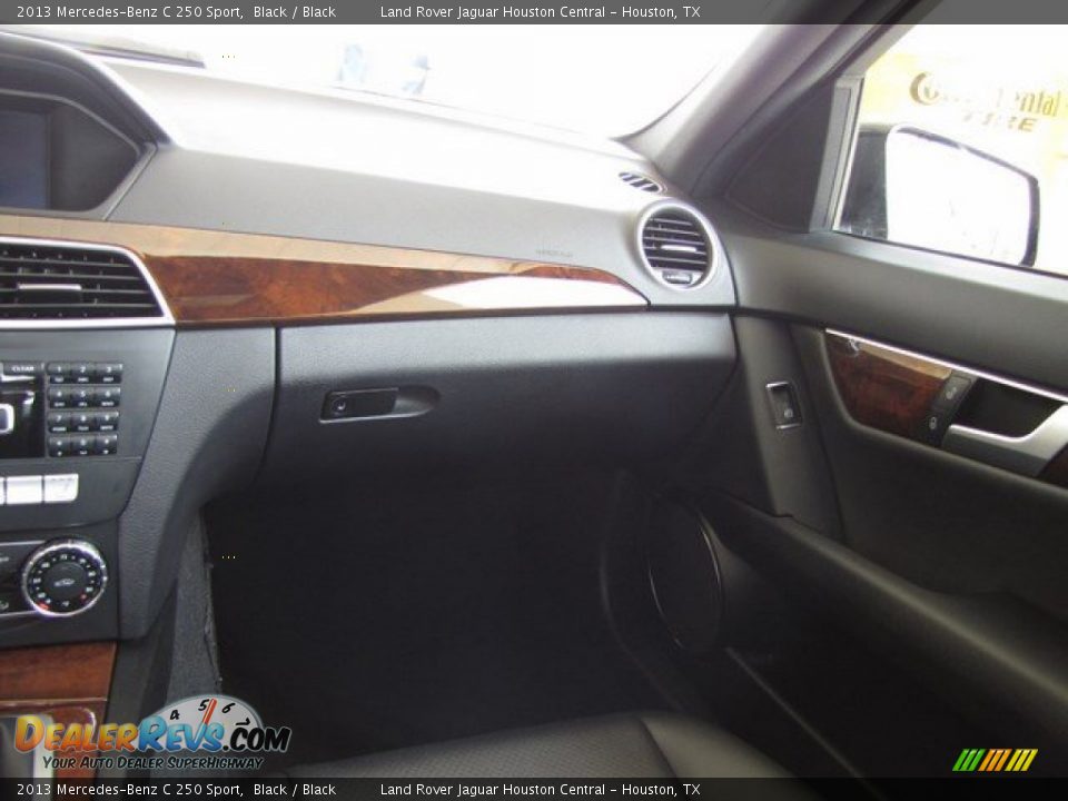 2013 Mercedes-Benz C 250 Sport Black / Black Photo #25