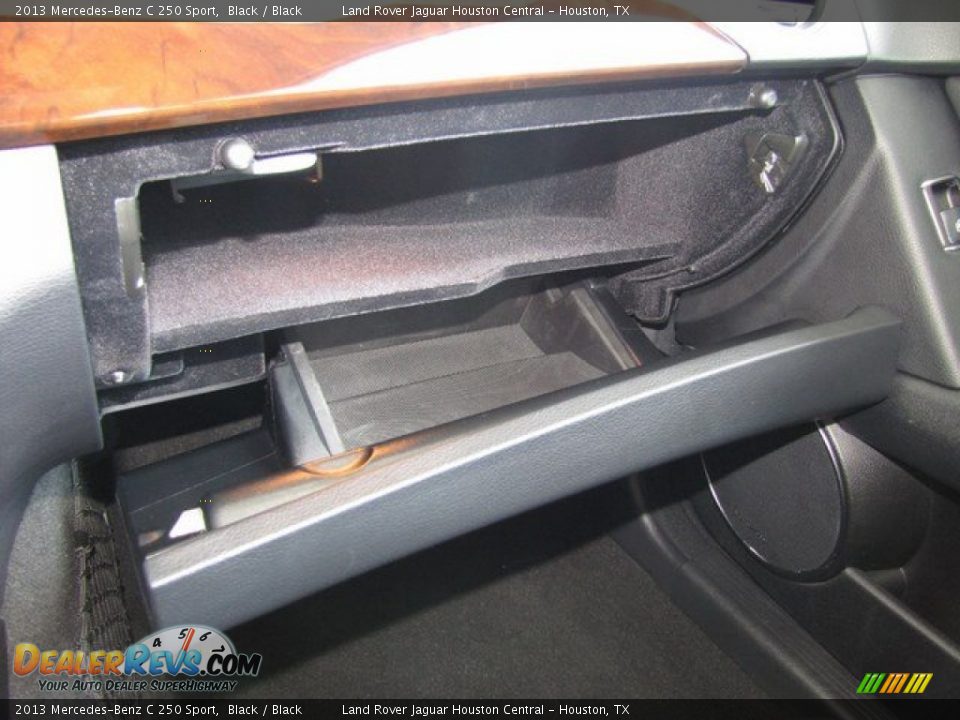 2013 Mercedes-Benz C 250 Sport Black / Black Photo #26