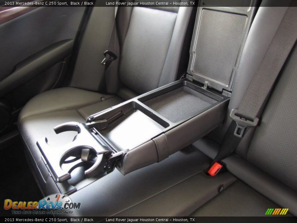 2013 Mercedes-Benz C 250 Sport Black / Black Photo #33