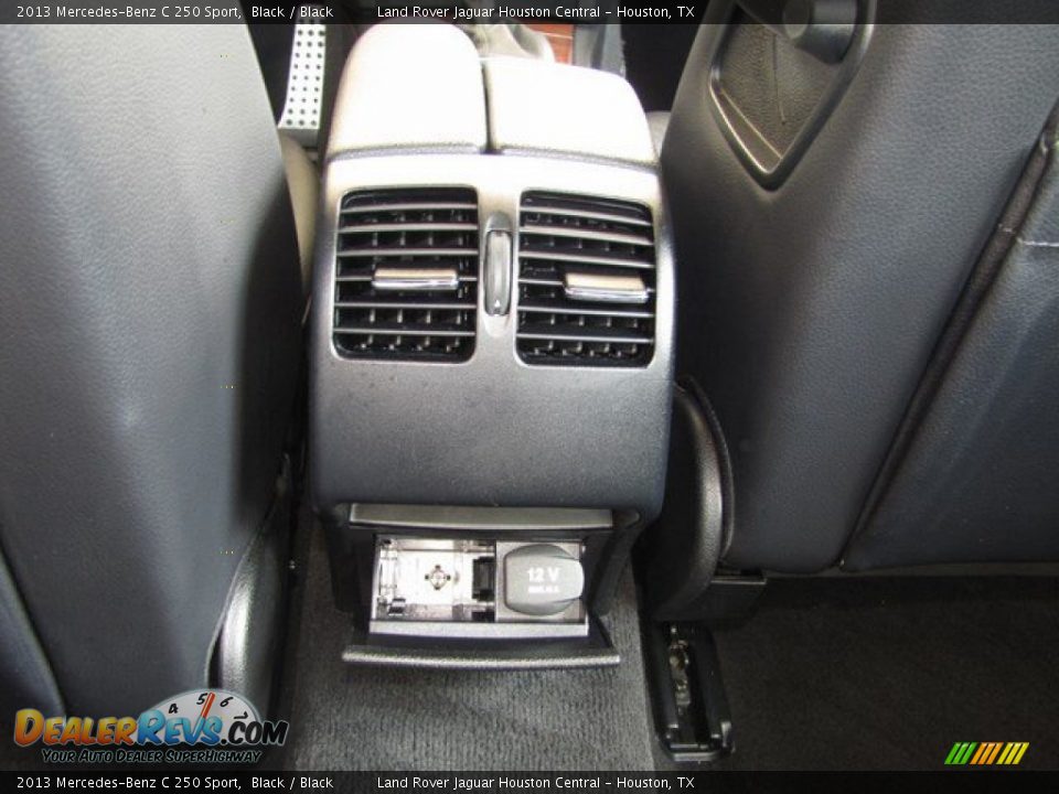 2013 Mercedes-Benz C 250 Sport Black / Black Photo #34