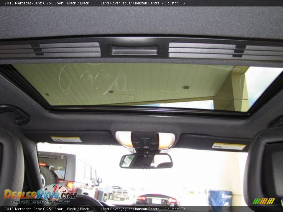 2013 Mercedes-Benz C 250 Sport Black / Black Photo #35