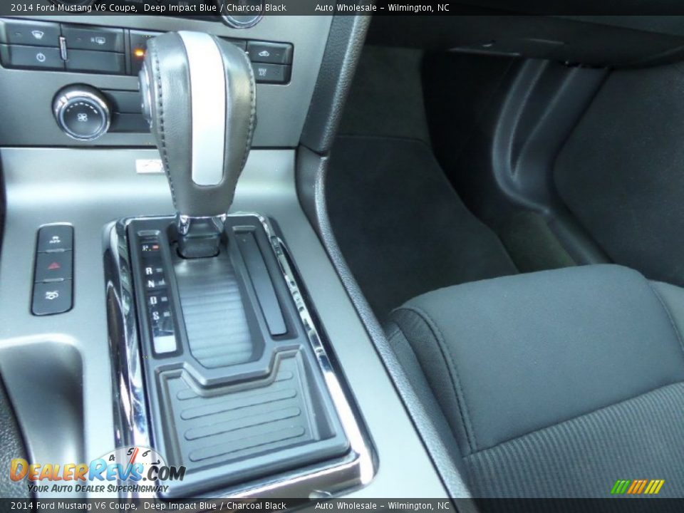 2014 Ford Mustang V6 Coupe Deep Impact Blue / Charcoal Black Photo #19