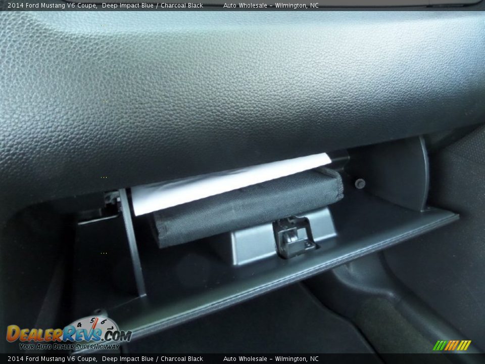 2014 Ford Mustang V6 Coupe Deep Impact Blue / Charcoal Black Photo #20