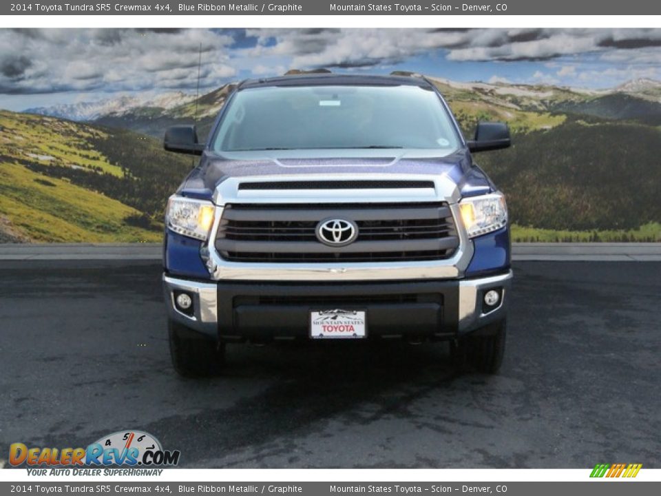 2014 Toyota Tundra SR5 Crewmax 4x4 Blue Ribbon Metallic / Graphite Photo #2