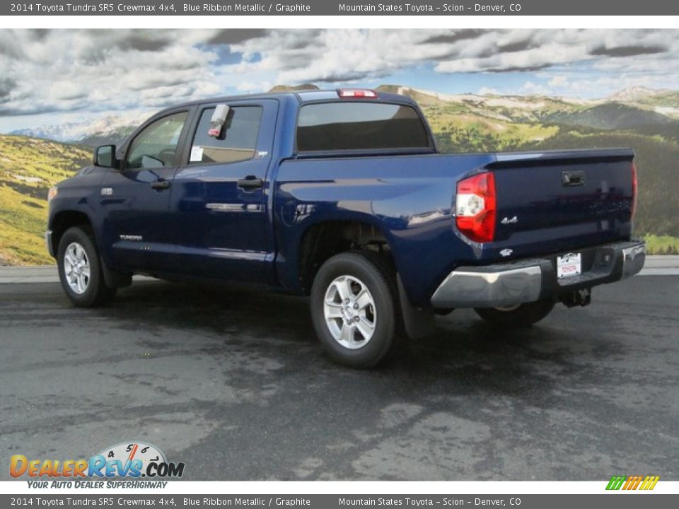 2014 Toyota Tundra SR5 Crewmax 4x4 Blue Ribbon Metallic / Graphite Photo #3