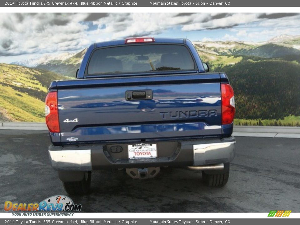 2014 Toyota Tundra SR5 Crewmax 4x4 Blue Ribbon Metallic / Graphite Photo #4
