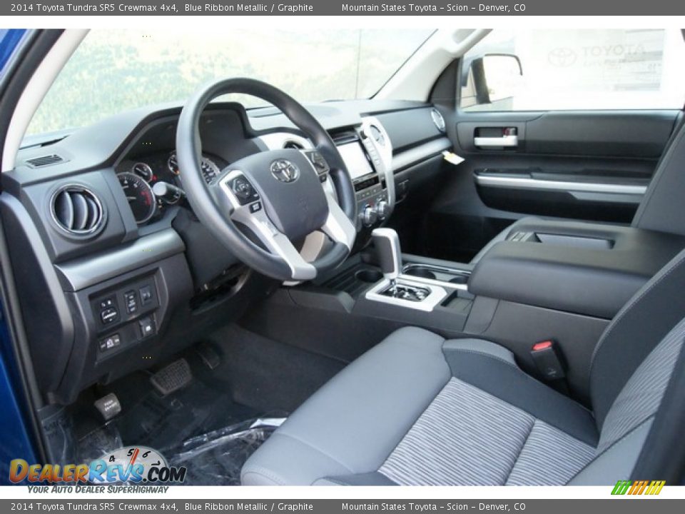 2014 Toyota Tundra SR5 Crewmax 4x4 Blue Ribbon Metallic / Graphite Photo #5