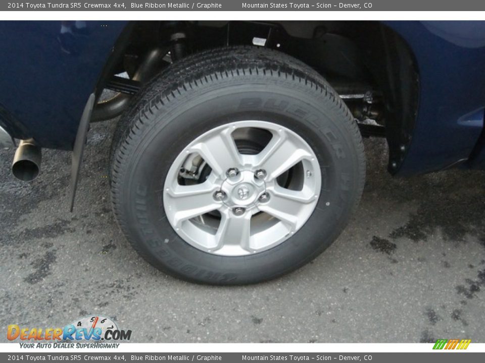 2014 Toyota Tundra SR5 Crewmax 4x4 Blue Ribbon Metallic / Graphite Photo #9