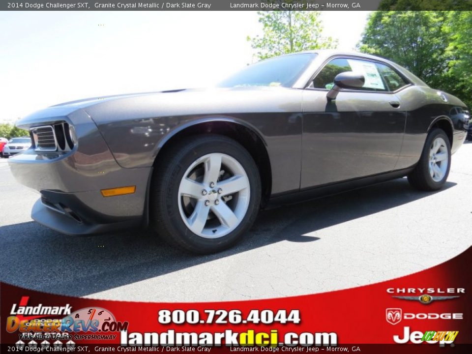 2014 Dodge Challenger SXT Granite Crystal Metallic / Dark Slate Gray Photo #1