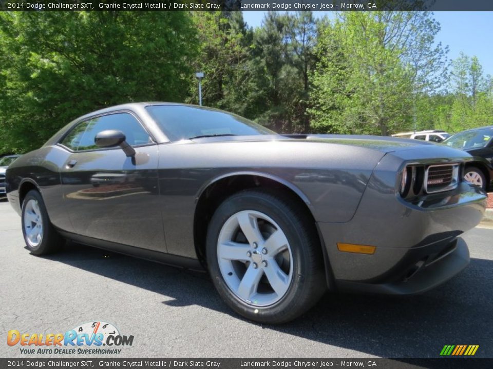 2014 Dodge Challenger SXT Granite Crystal Metallic / Dark Slate Gray Photo #4