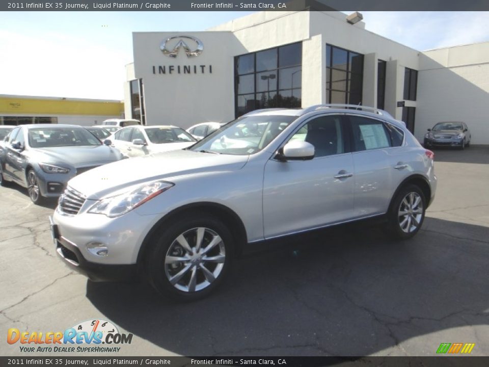 2011 Infiniti EX 35 Journey Liquid Platinum / Graphite Photo #1