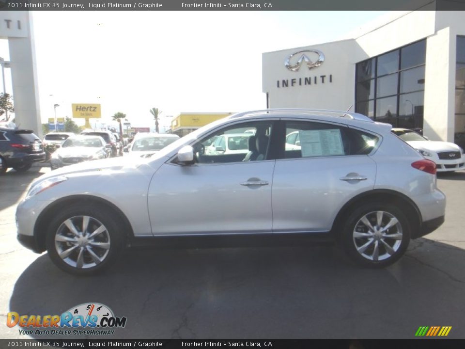 2011 Infiniti EX 35 Journey Liquid Platinum / Graphite Photo #2