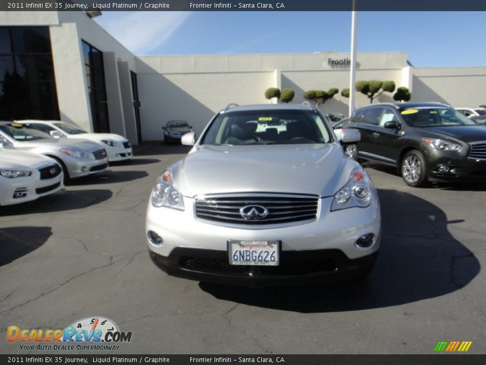 2011 Infiniti EX 35 Journey Liquid Platinum / Graphite Photo #3
