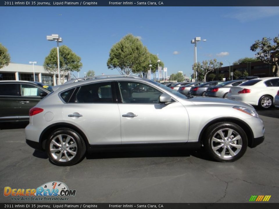 2011 Infiniti EX 35 Journey Liquid Platinum / Graphite Photo #5