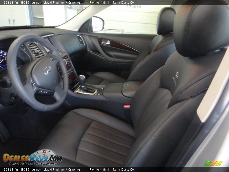 2011 Infiniti EX 35 Journey Liquid Platinum / Graphite Photo #16