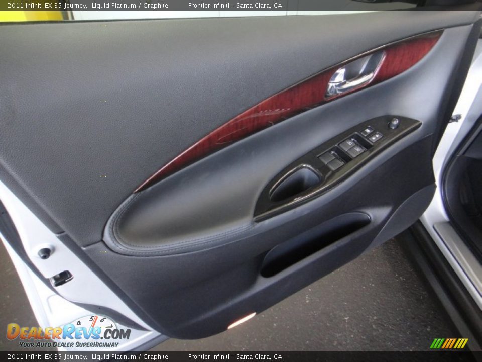 2011 Infiniti EX 35 Journey Liquid Platinum / Graphite Photo #17