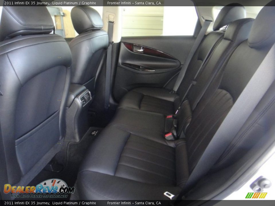 2011 Infiniti EX 35 Journey Liquid Platinum / Graphite Photo #18
