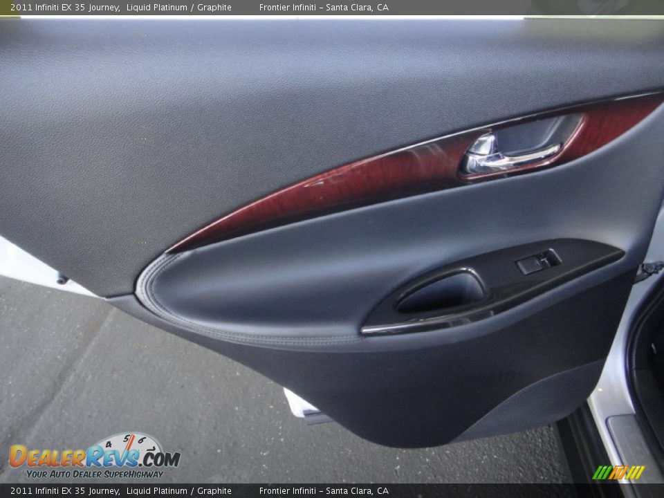 2011 Infiniti EX 35 Journey Liquid Platinum / Graphite Photo #19