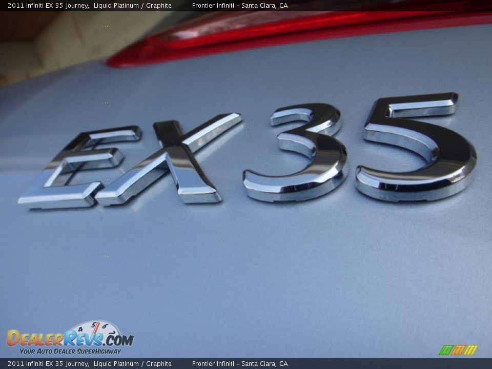 2011 Infiniti EX 35 Journey Liquid Platinum / Graphite Photo #21