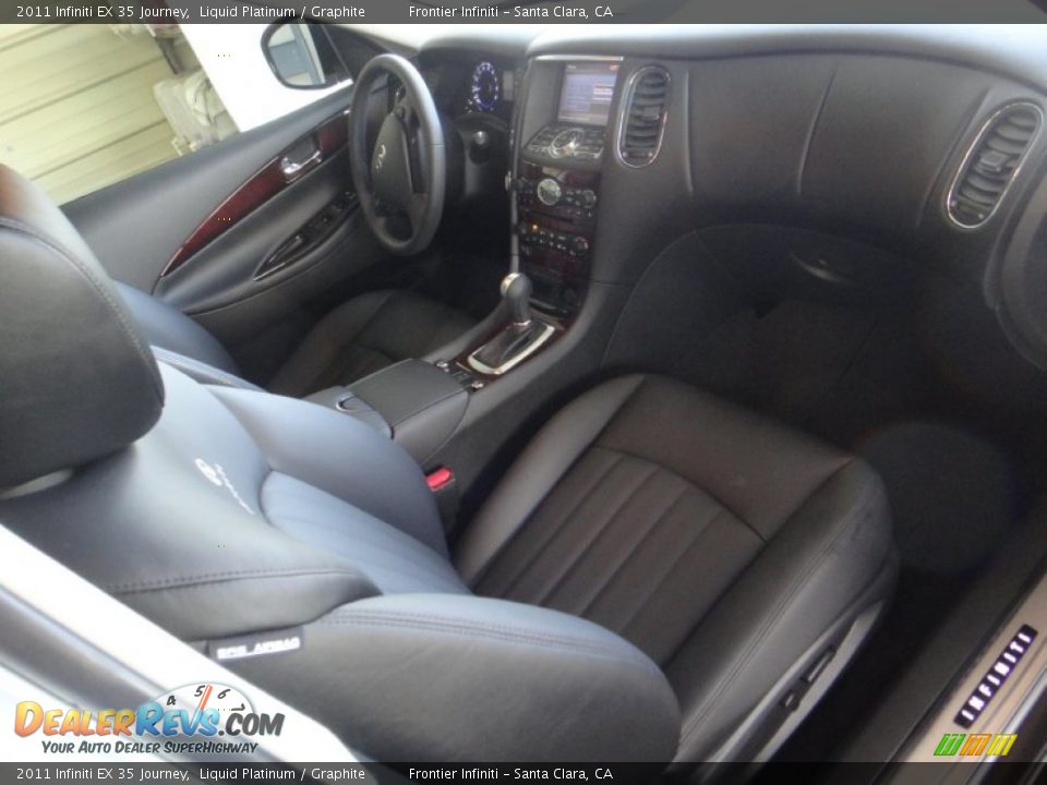 2011 Infiniti EX 35 Journey Liquid Platinum / Graphite Photo #24