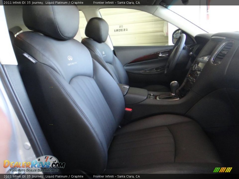 2011 Infiniti EX 35 Journey Liquid Platinum / Graphite Photo #25