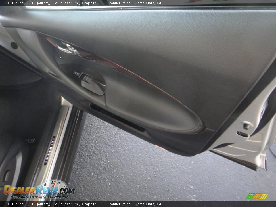 2011 Infiniti EX 35 Journey Liquid Platinum / Graphite Photo #26