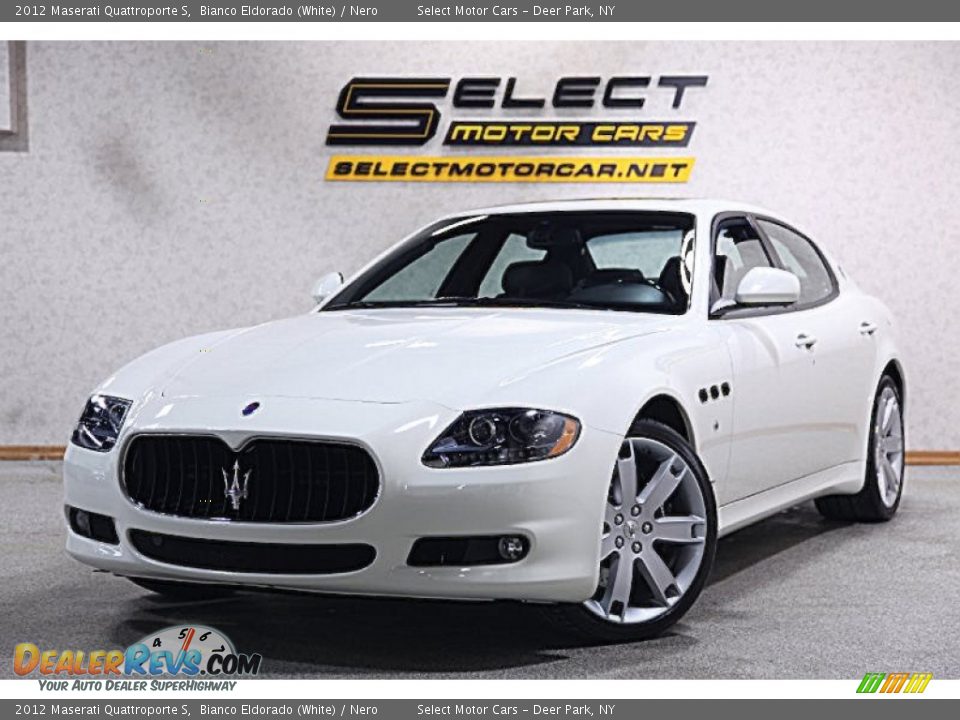 2012 Maserati Quattroporte S Bianco Eldorado (White) / Nero Photo #1
